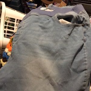 Stretchy pull on jeans